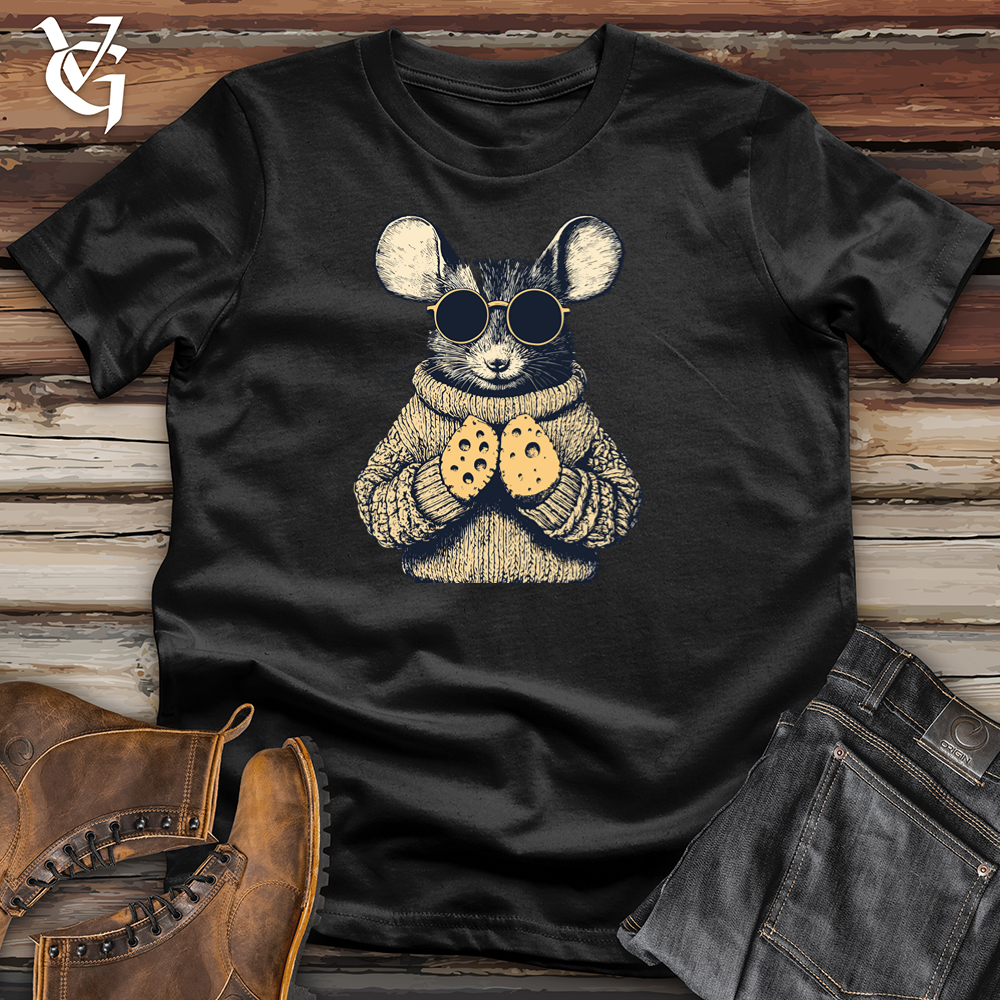 Viking Goods Mouse Cheese Hands Softstyle Tee Black / S