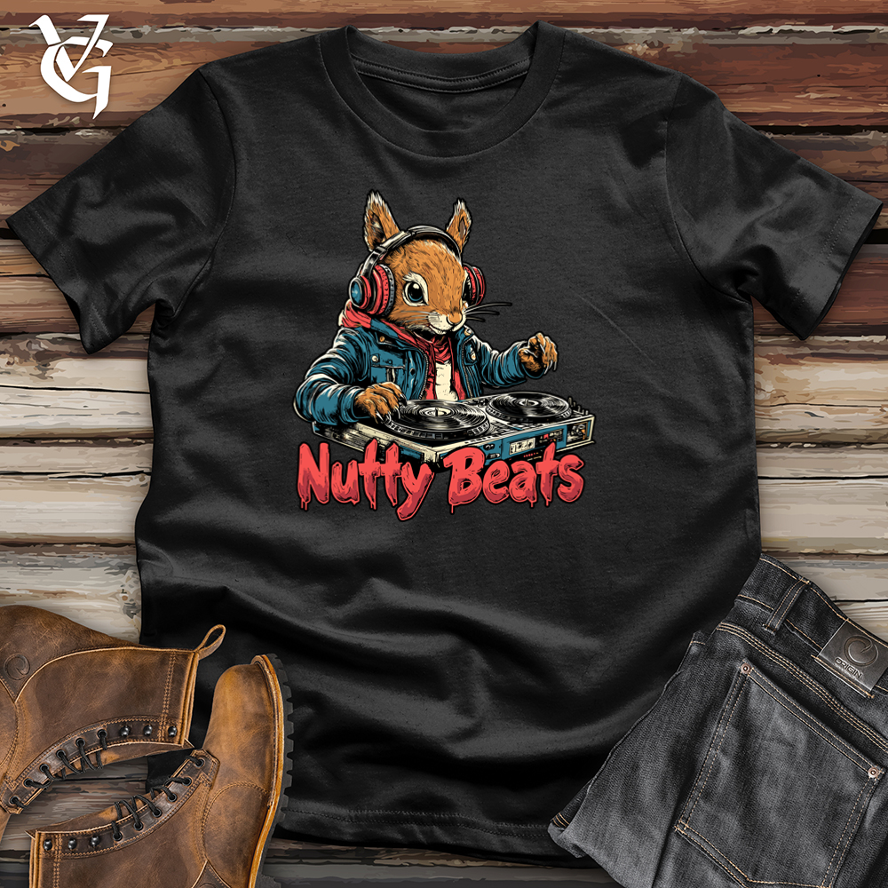 Viking Goods Nutty Beats Softstyle Tee Black / S