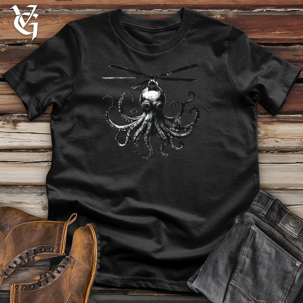 Viking Goods Octocopter Softstyle Tee Black / S