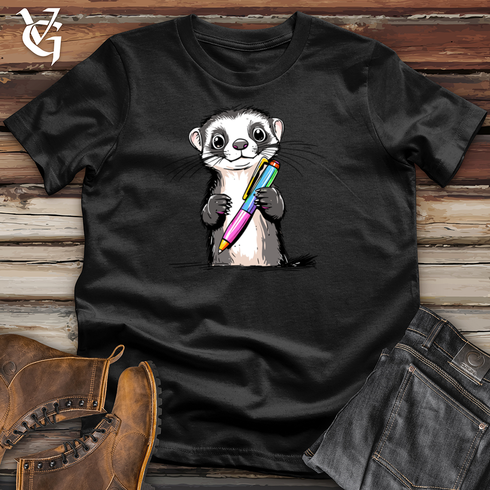 Viking Goods Otter Penman Softstyle Tee Black / S