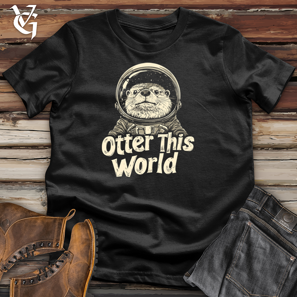Viking Goods Otter This World Softstyle Tee Black / S