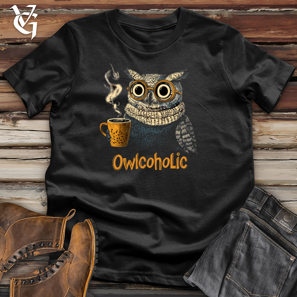 Viking Goods Owlcoholic Softstyle Tee Black / S