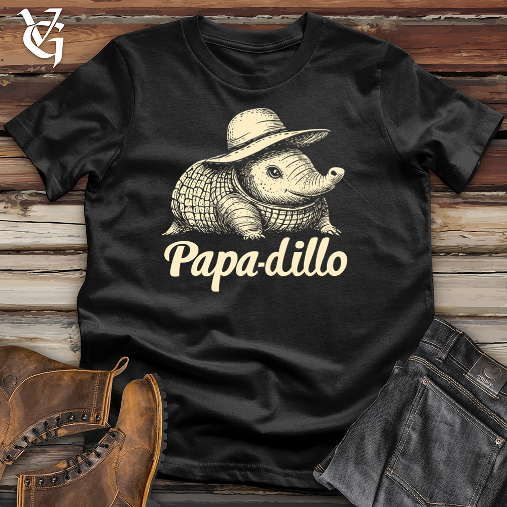 Viking Goods Papa Dillo Cowboy Softstyle Tee Black / S