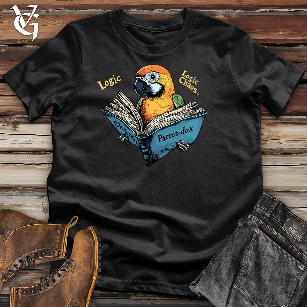 Viking Goods Parrotdox Softstyle Tee Black / S