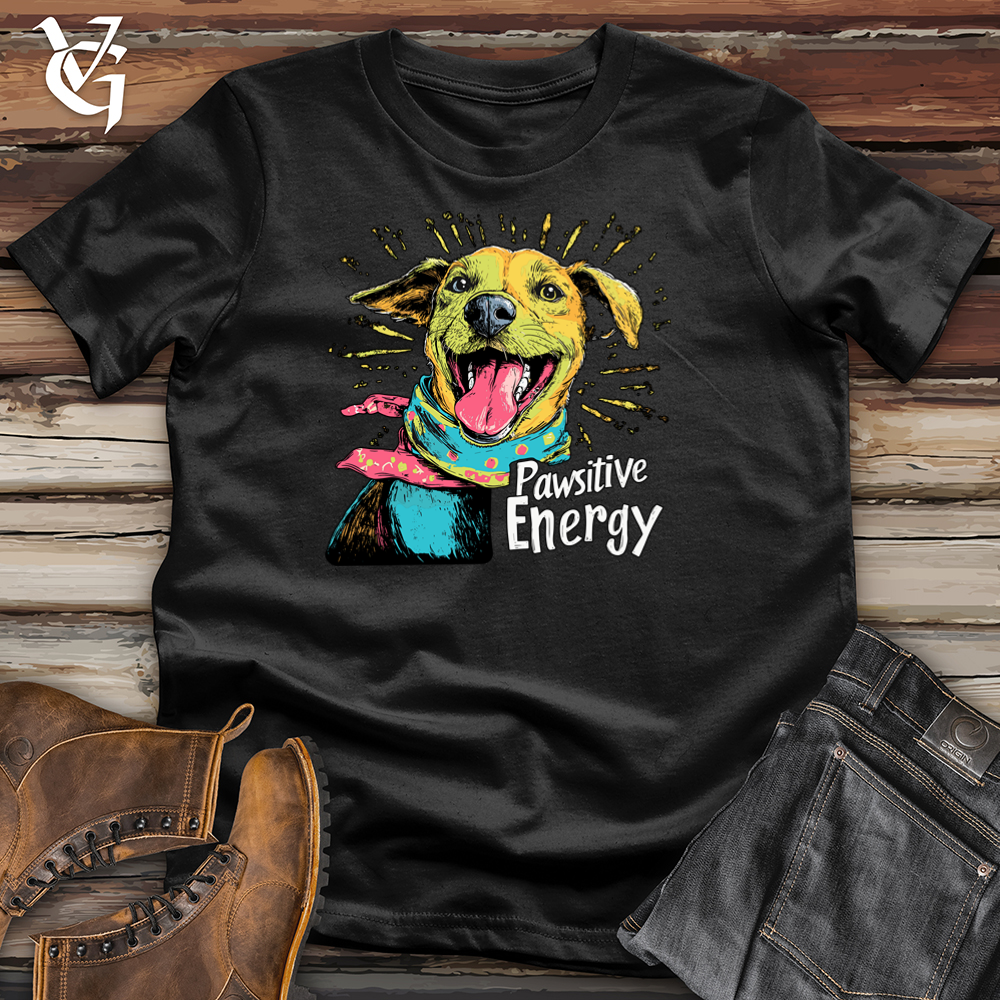 Viking Goods Pawsitive Energy Softstyle Tee Black / S