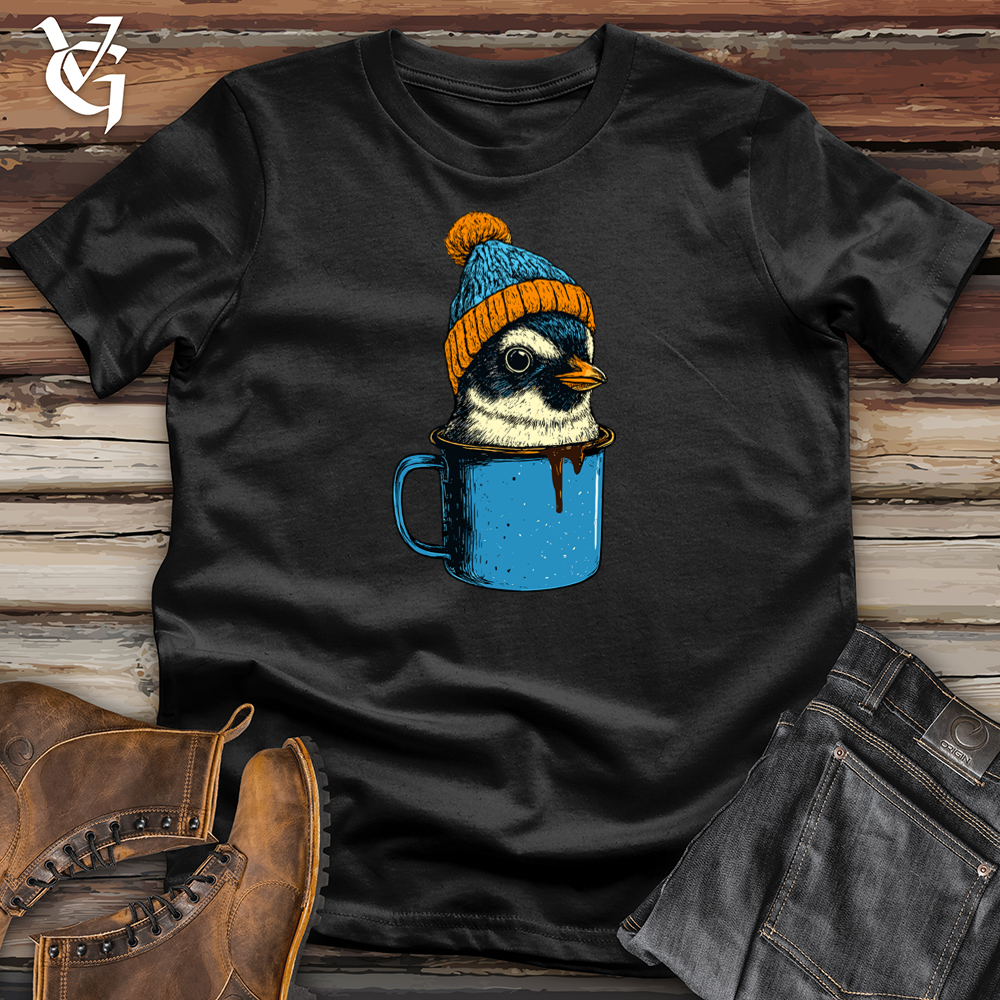 Viking Goods Penguin Hot Coco Softstyle Tee Black / S
