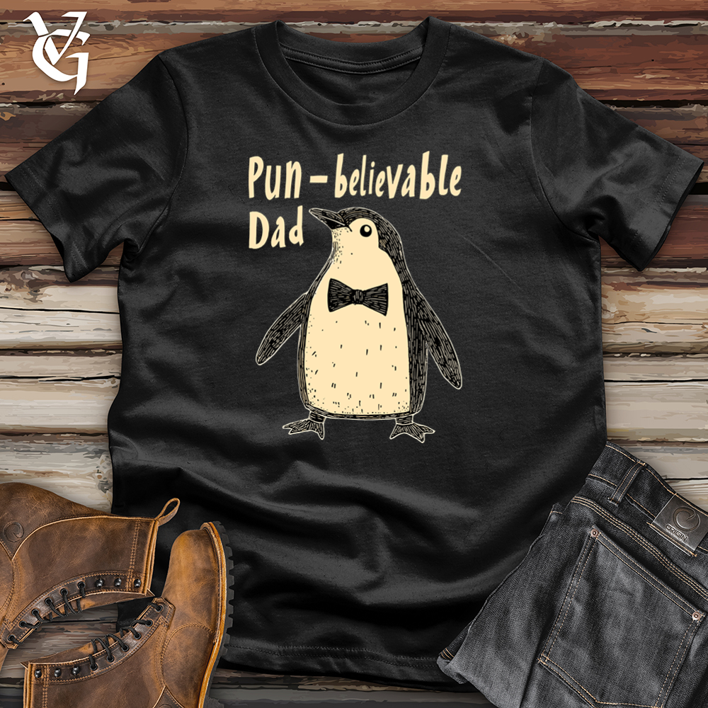 Viking Goods PunBelievable Dad Softstyle Tee Black / S