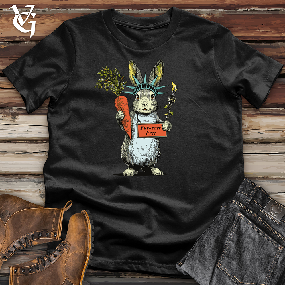 Viking Goods Rabbit Of Liberty Softstyle Tee Black / S