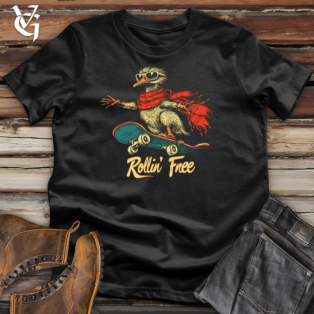 Viking Goods Rollin' Free Emu Softstyle Tee Black / S