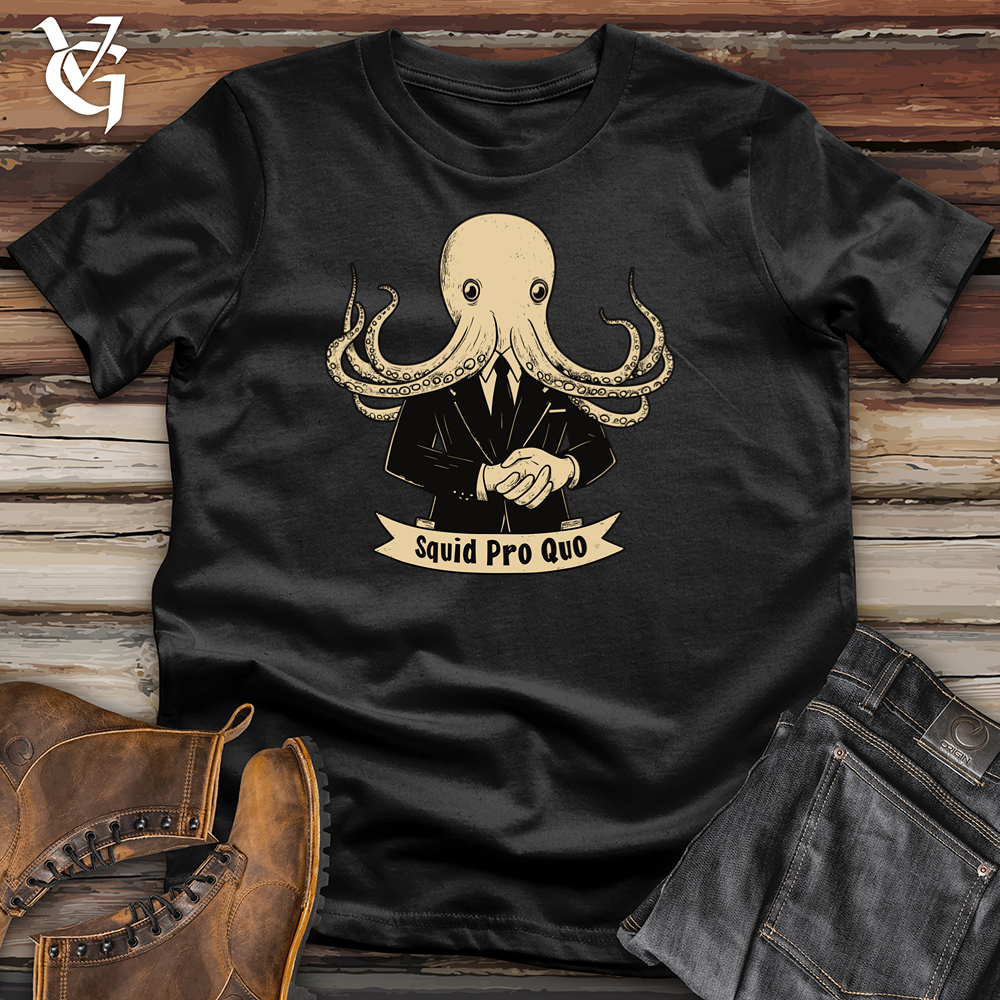 Viking Goods Squid Pro Quo Softstyle Tee Black / S