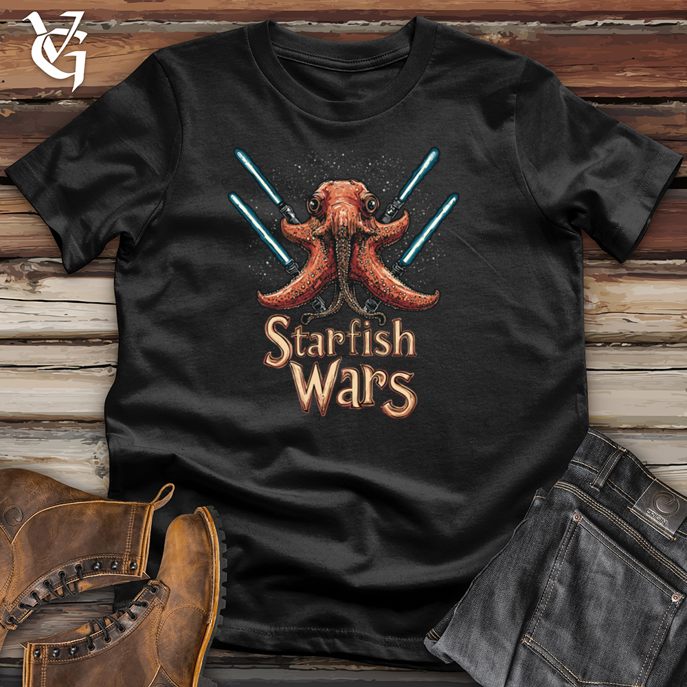 Viking Goods Starfish Wars Softstyle Tee Black / S