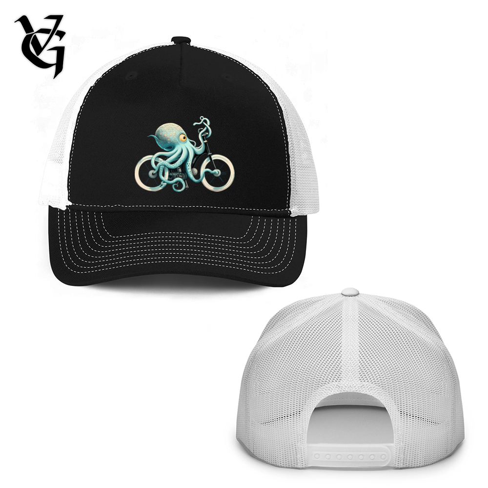 Viking Goods Octobike Trucker Hat Black/ White