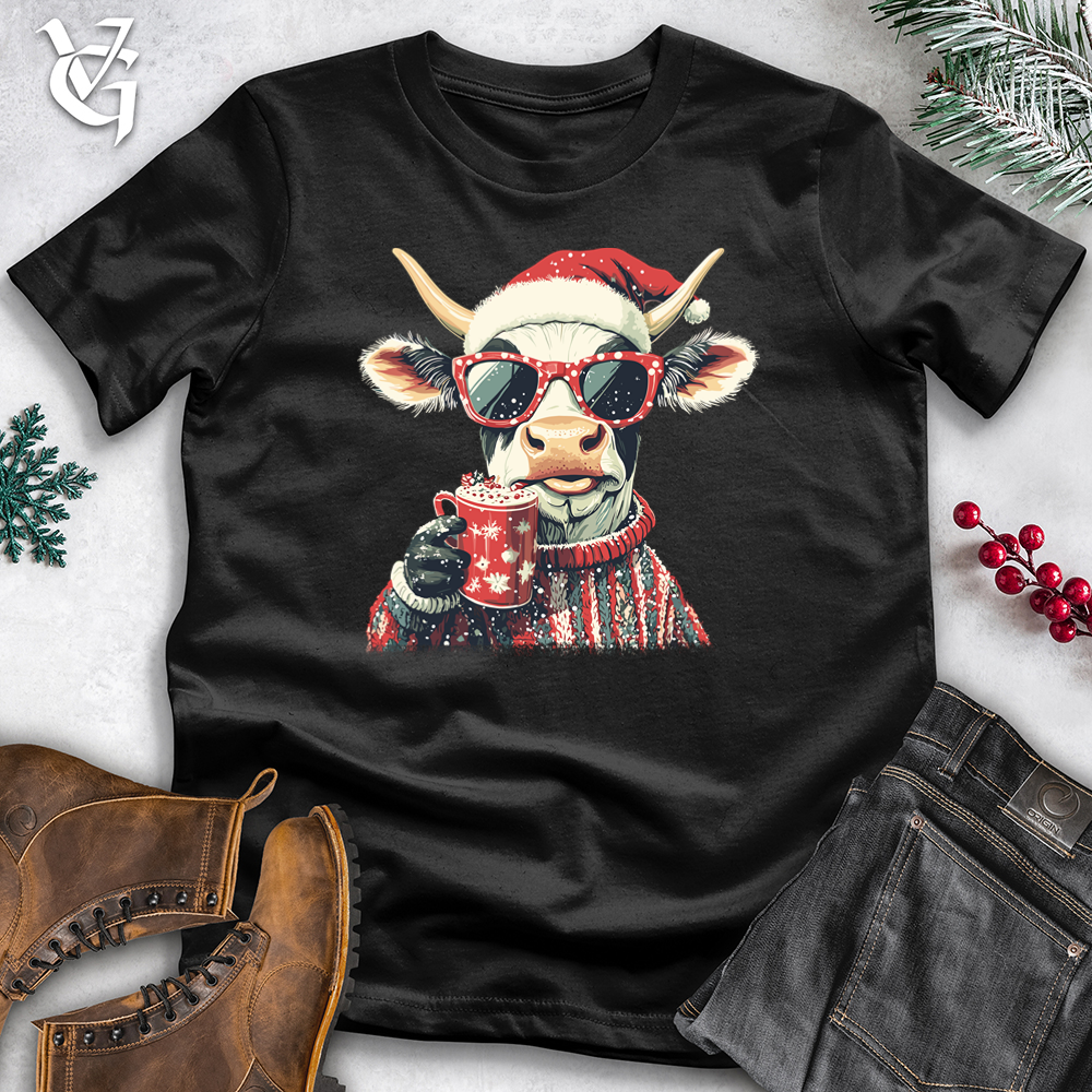 Viking Goods Cow Cheer Softstyle Tee Black / XS