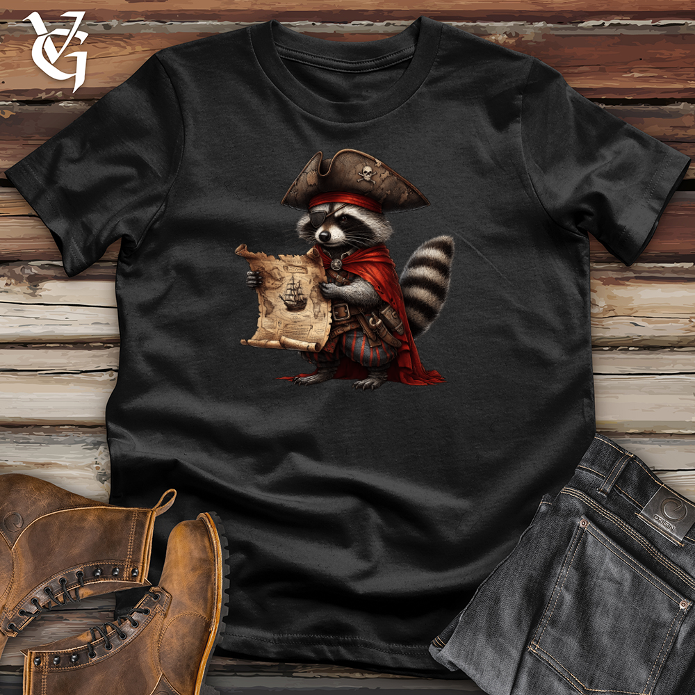 Viking Goods Raccoon Pirate Softstyle Tee Black / XS