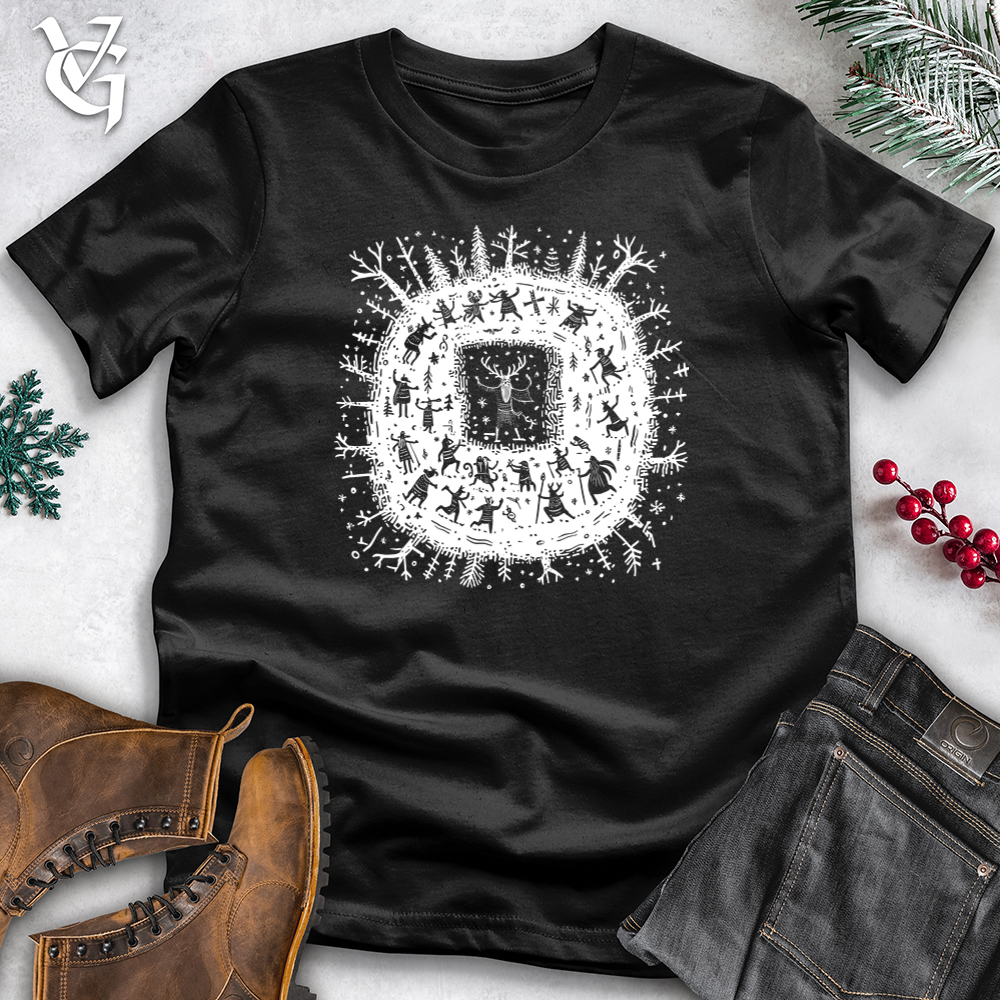 Viking Goods Viking Festival Dance Softstyle Tee Black / XS