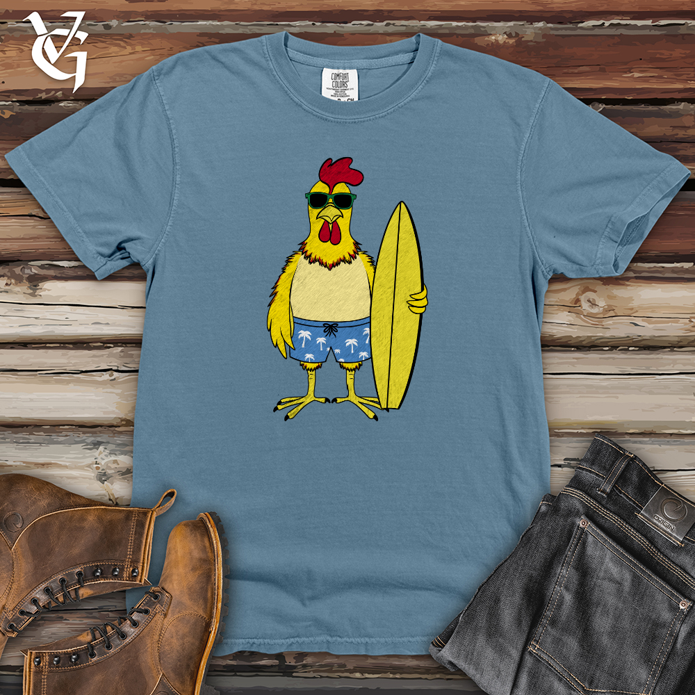 Viking Goods Chicken Surf Heavy Cotton Comfort Colors Tee Blue Jean / L