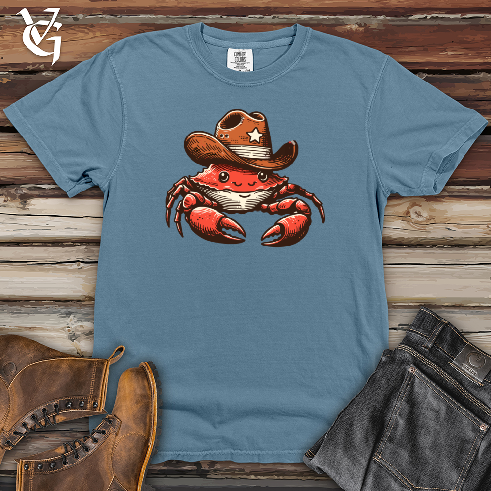 Viking Goods Cowboy Crab Heavy Cotton Comfort Colors Tee Blue Jean / L