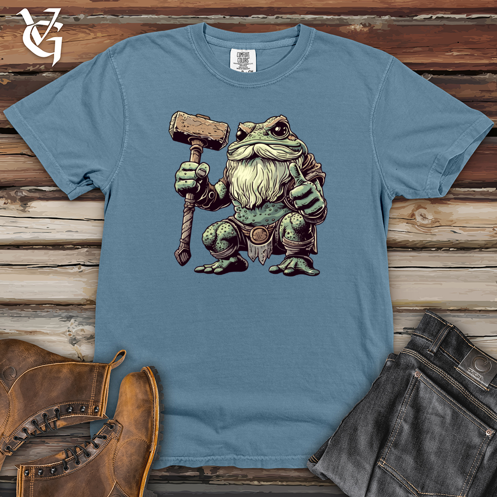 Viking Goods Craftsman Frog Aura Heavy Cotton Comfort Colors Tee Blue Jean / L