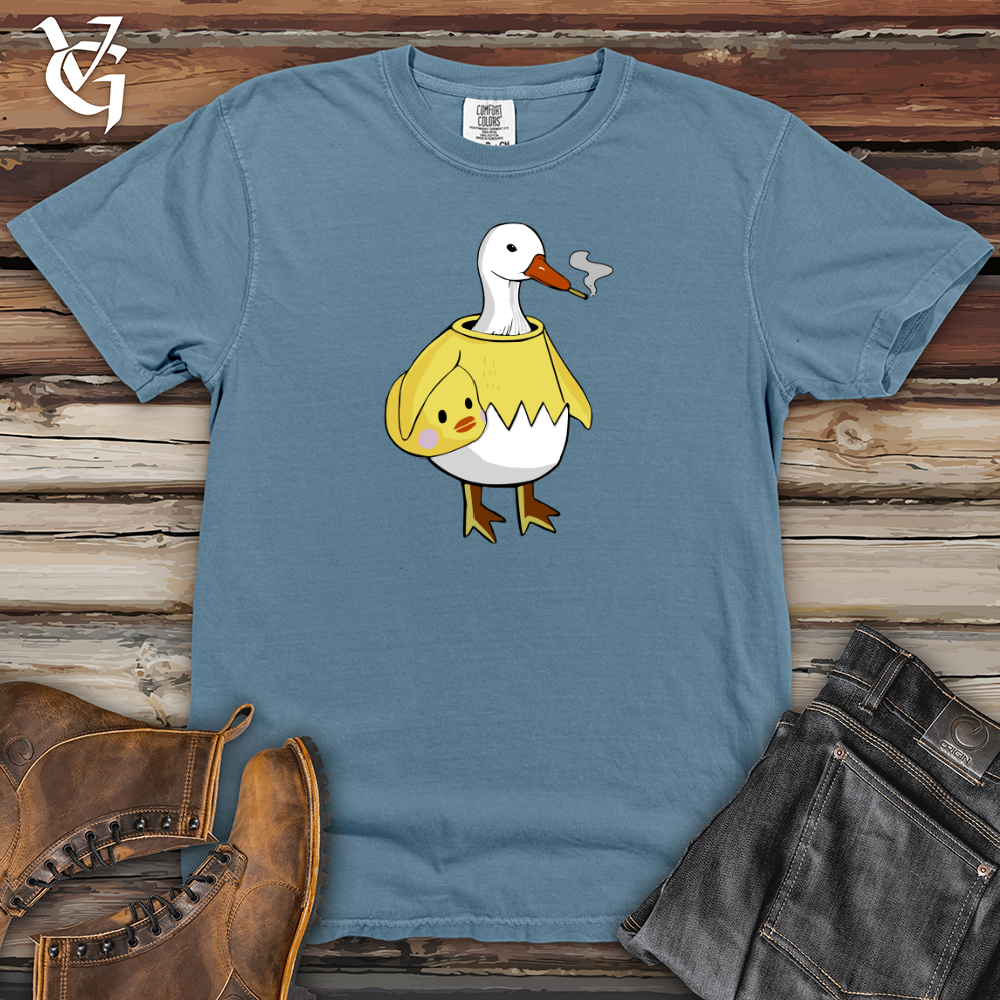 Viking Goods Goose Smoke Break Heavy Cotton Comfort Colors Tee Blue Jean / L