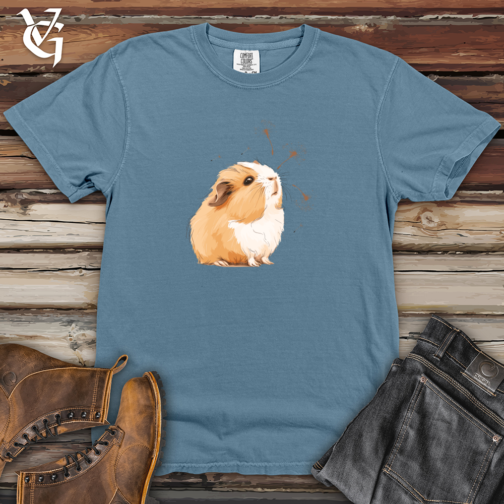 Viking Goods Guinea Pig Whimsy Heavy Cotton Comfort Colors Tee Blue Jean / L