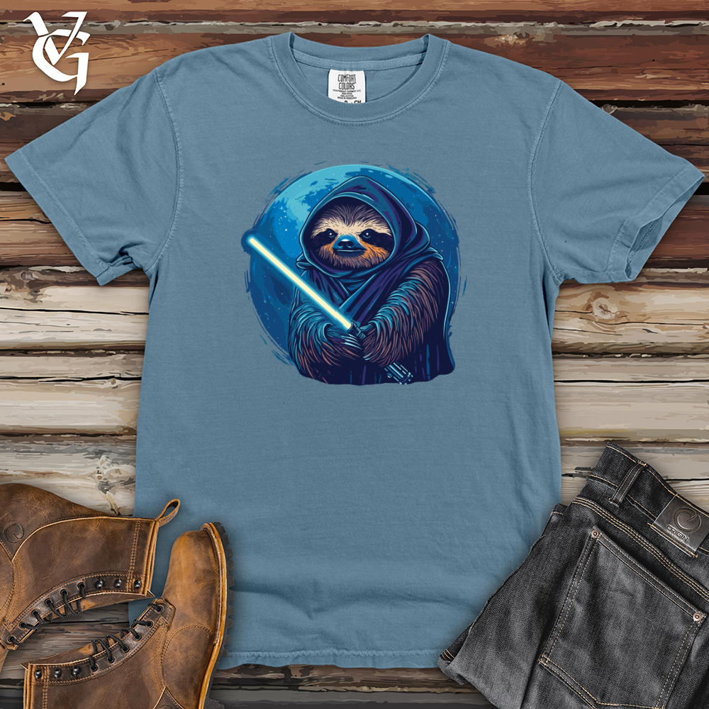 Viking Goods Knighted Sloth Heavy Cotton Comfort Colors Tee Blue Jean / L