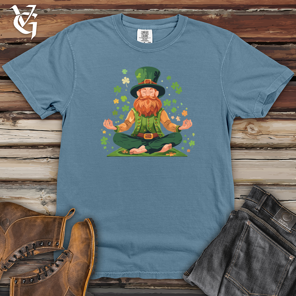 Viking Goods Leprechaun Zen Harmony Heavy Cotton Comfort Colors Tee Blue Jean / L