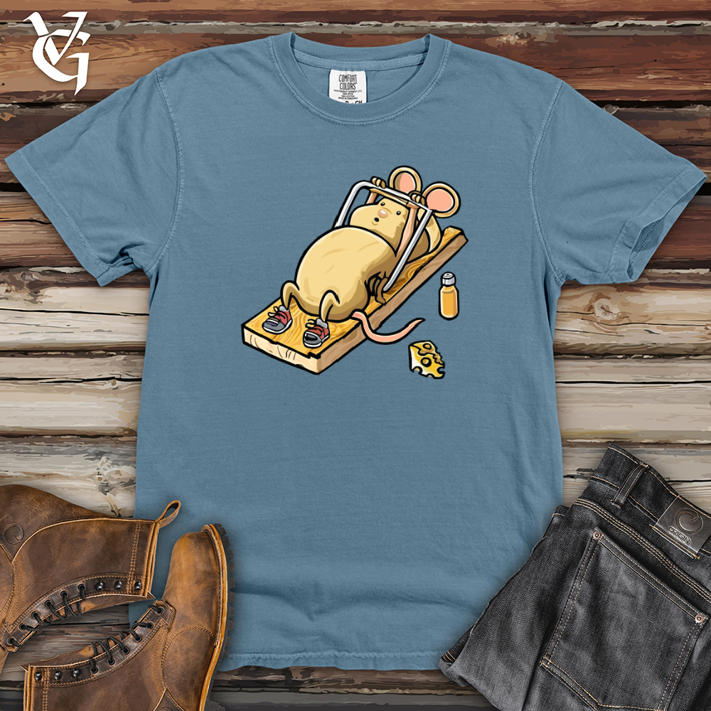 Viking Goods Mouse in Gym Workout Heavy Cotton Comfort Colors Tee Blue Jean / L