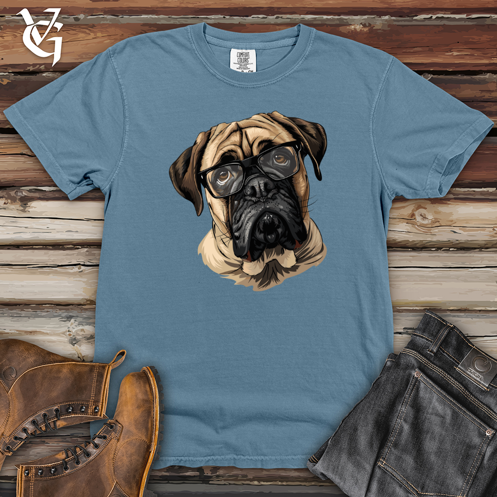 Viking Goods Pensive English Mastiff Portrait Heavy Cotton Comfort Colors Tee Blue Jean / L
