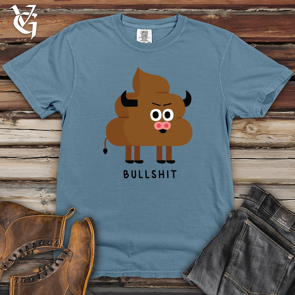 Viking Goods Poop Buffalo Heavy Cotton Comfort Colors Tee Blue Jean / L