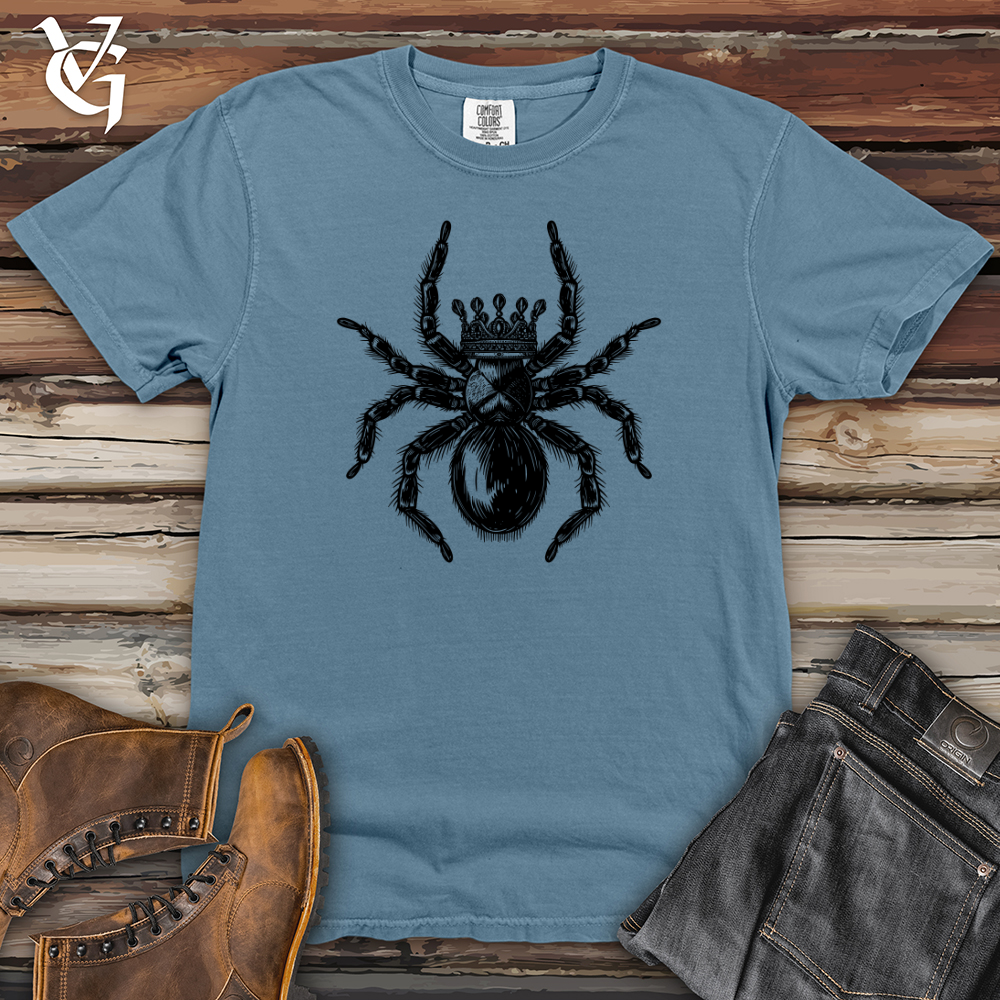 Viking Goods Spider Royal Majesty Heavy Cotton Comfort Colors Tee Blue Jean / L