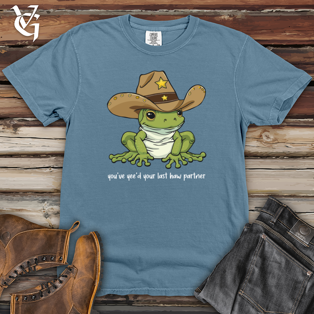 Viking Goods You Just Yee'd Your Last Haw Heavy Cotton Comfort Colors Tee Blue Jean / L