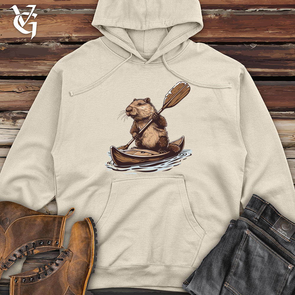 Viking Goods Beaver Canoe Adventure Midweight Hooded Sweatshirt Bone / L