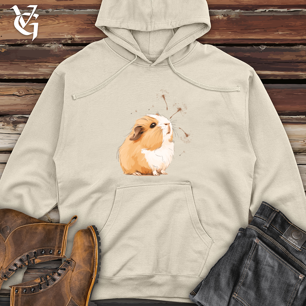 Viking Goods Guinea Pig Whimsy Midweight Hooded Sweatshirt Bone / L