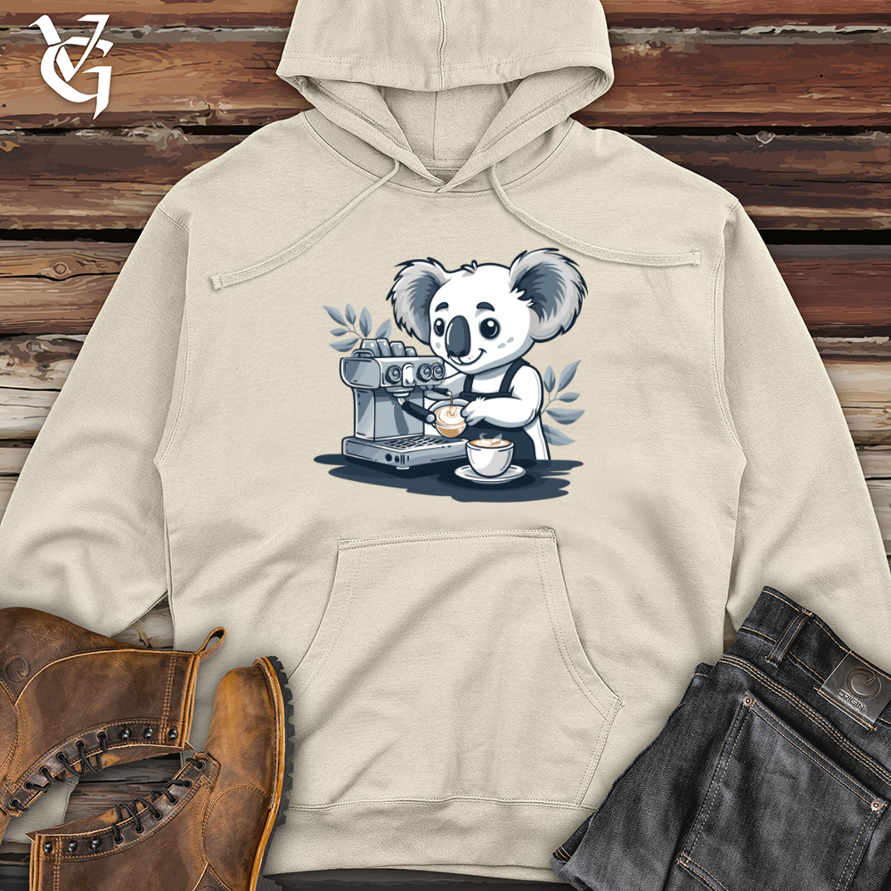 Viking Goods Koala Barista Blend Midweight Hooded Sweatshirt Bone / L