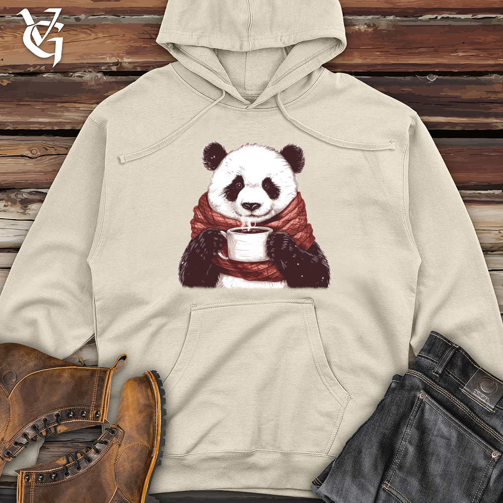 Viking Goods Panda Warmth Sip Midweight Hooded Sweatshirt Bone / L