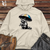 Viking Goods Raccoon is Holding The Umbrella Midweight Hooded Sweatshirt Grey Heather / L