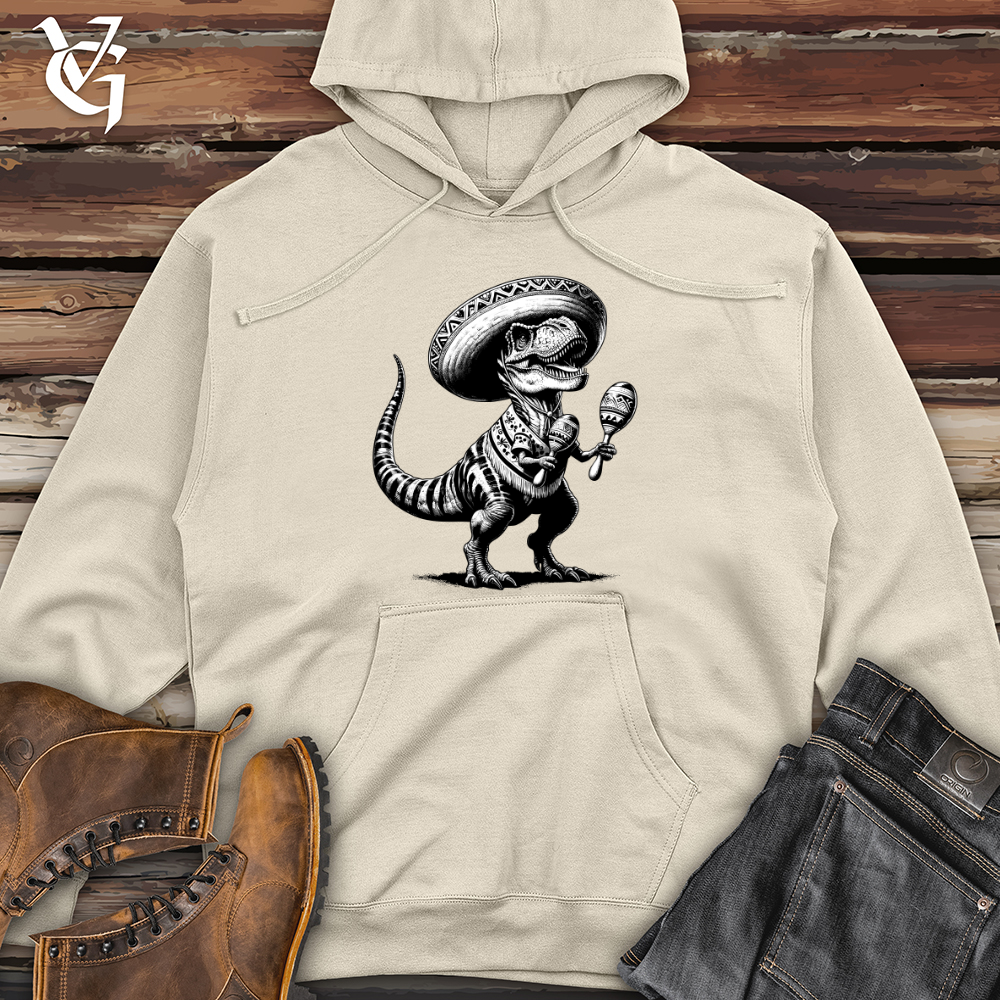 Viking Goods Tex Mex Rex Midweight Hooded Sweatshirt Bone / L