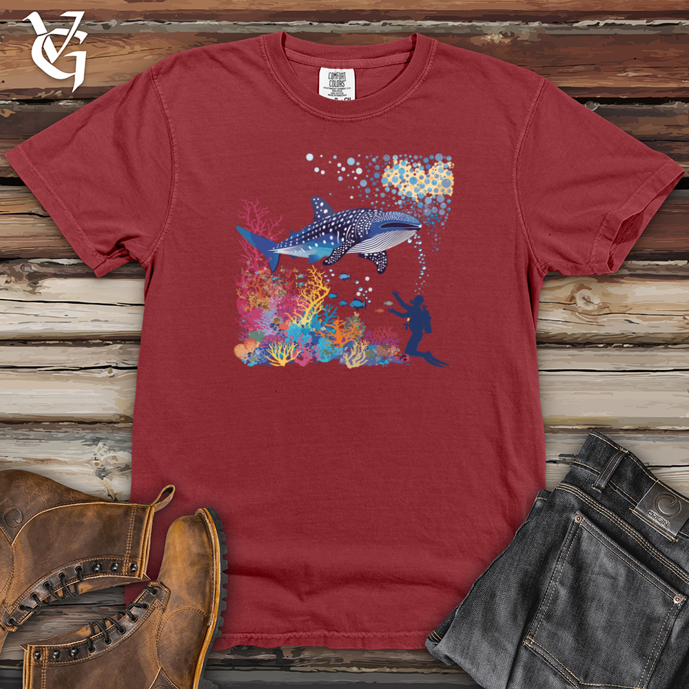 Viking Goods Bubbly Whaleplay Adventure Heavy Cotton Comfort Colors Tee Brick / L