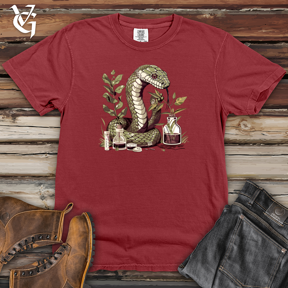 Viking Goods Cobra Botanist Inquiry Heavy Cotton Comfort Colors Tee Brick / L