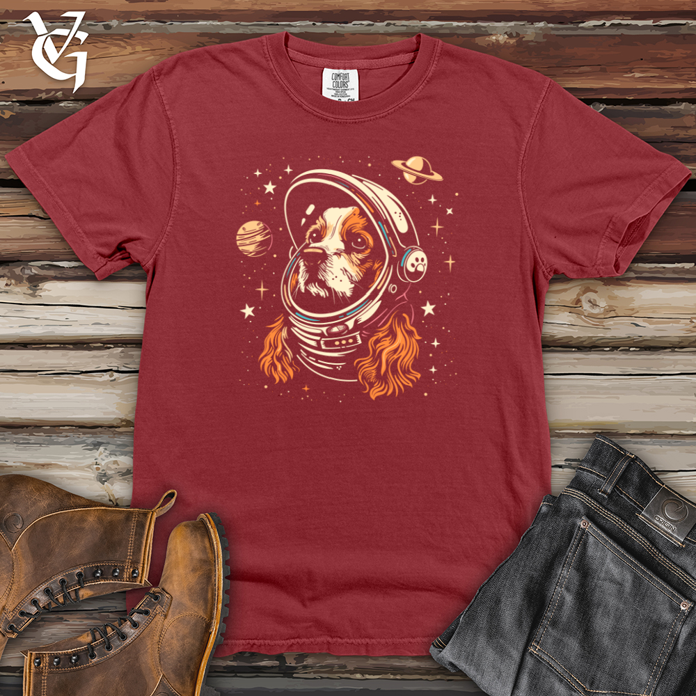 Viking Goods Cosmic Cocker Astronaut Heavy Cotton Comfort Colors Tee Brick / L