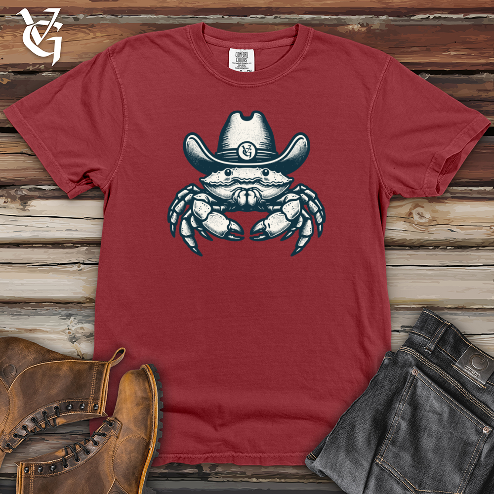 Viking Goods Crab wearing a hat Heavy Cotton Comfort Colors Tee Brick / L