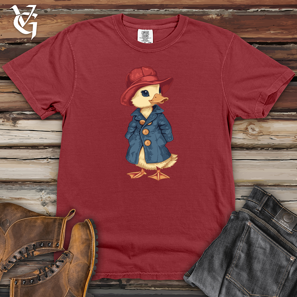 Viking Goods Duckling Detective Chic Heavy Cotton Comfort Colors Tee Brick / L