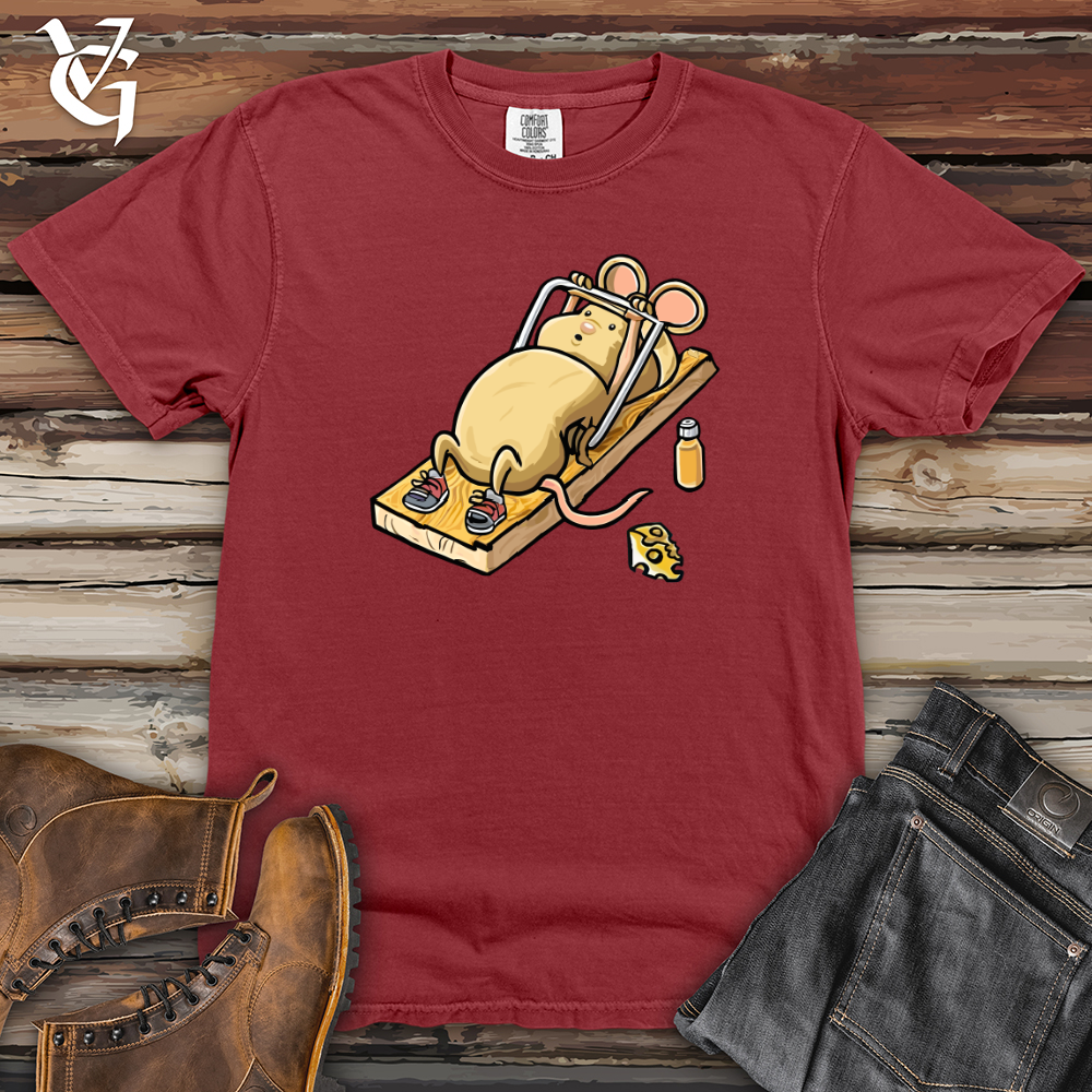 Viking Goods Mouse in Gym Workout Heavy Cotton Comfort Colors Tee Brick / L