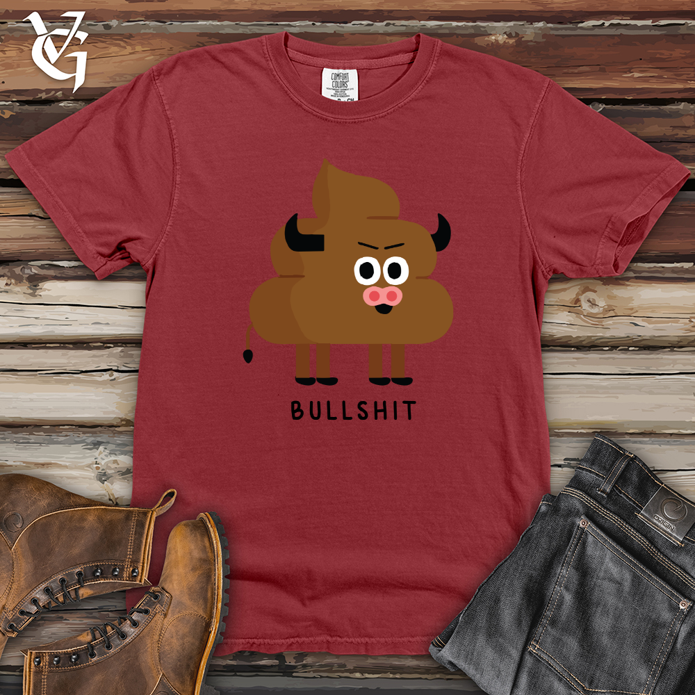 Viking Goods Poop Buffalo Heavy Cotton Comfort Colors Tee Brick / L