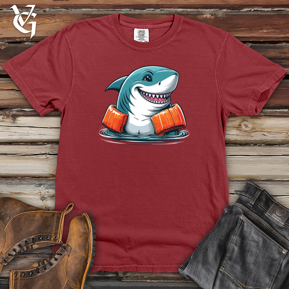 Viking Goods Shark Floaties Heavy Cotton Comfort Colors Tee Brick / L
