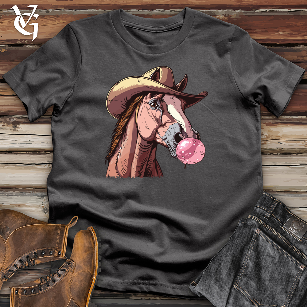 Viking Goods Bubblegum Cowboy Horse Softstyle Tee