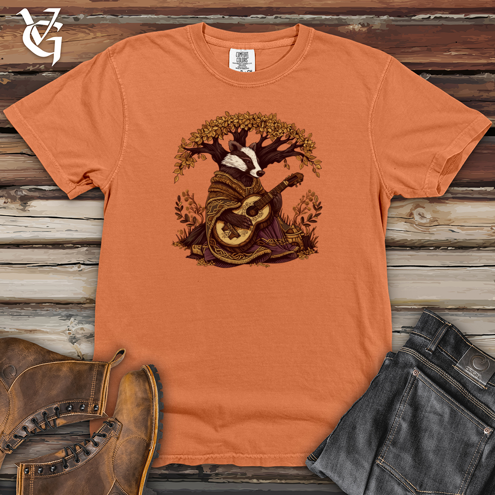 Viking Goods Badger Bard Serenade Heavy Cotton Comfort Colors Tee Burnt Orange / L