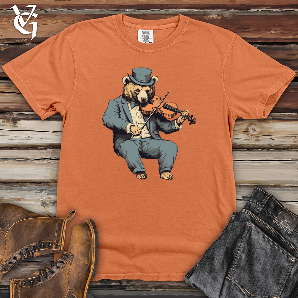 Viking Goods Bear Classical Virtuoso Heavy Cotton Comfort Colors Tee Burnt Orange / L