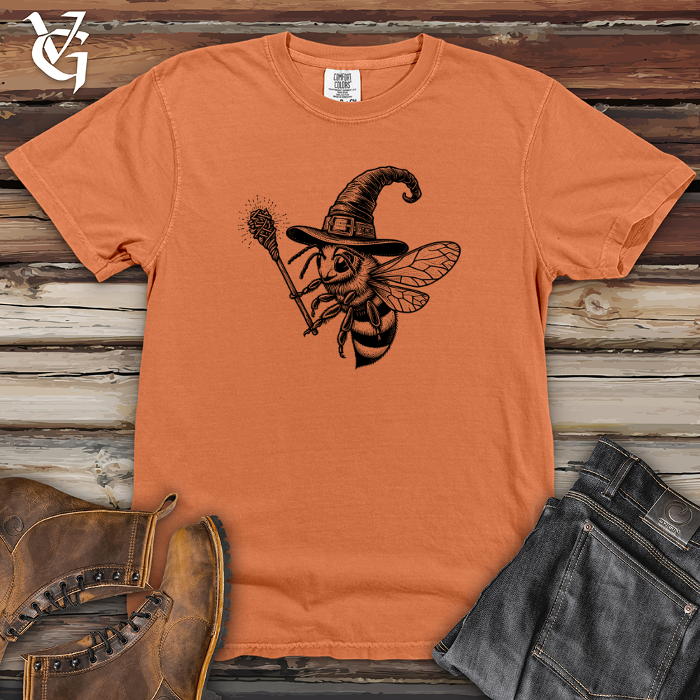 Viking Goods Bee in Witch Hat Heavy Cotton Comfort Colors Tee Burnt Orange / L