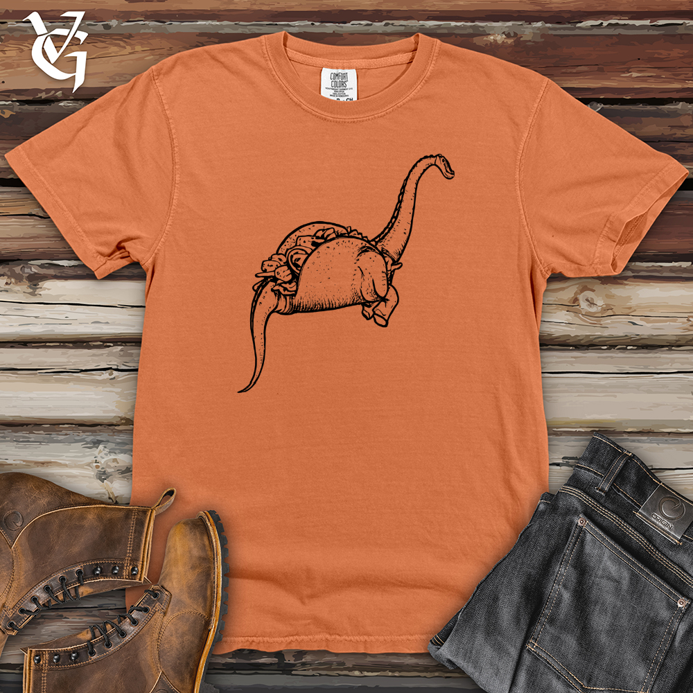 Viking Goods Dinosaur taco Heavy Cotton Comfort Colors Tee Burnt Orange / L